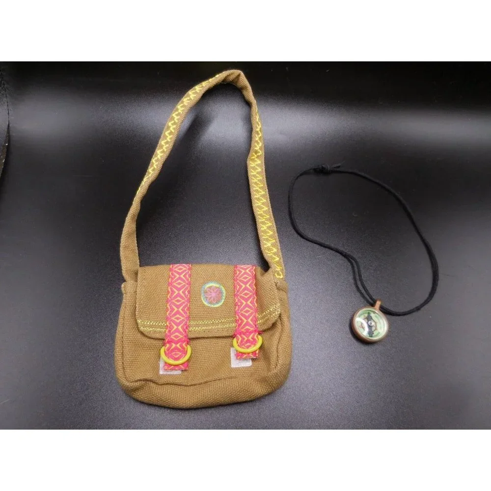 American Girl Doll Lea Clark Book Bag &‎ Compass
